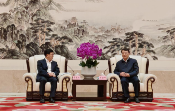 廖家生與合肥市長(zhǎng)羅云峰舉行工作會(huì)談